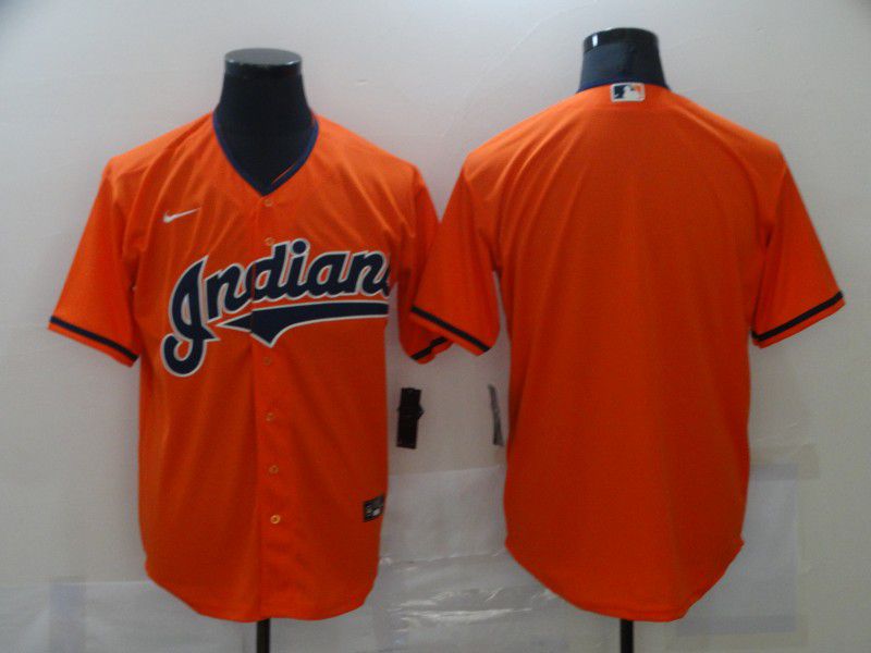 Men Cleveland Indians Blank Orang Game Nike MLB Jerseys->colorado rockies->MLB Jersey
